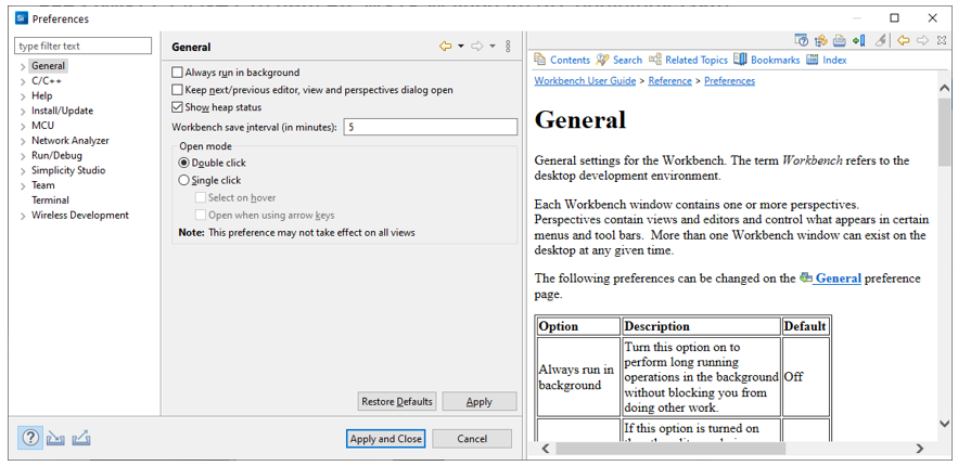 启动器工具栏偏好帮助