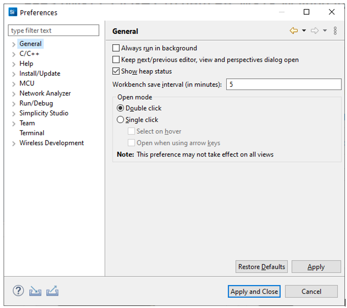 启动器工具栏偏好