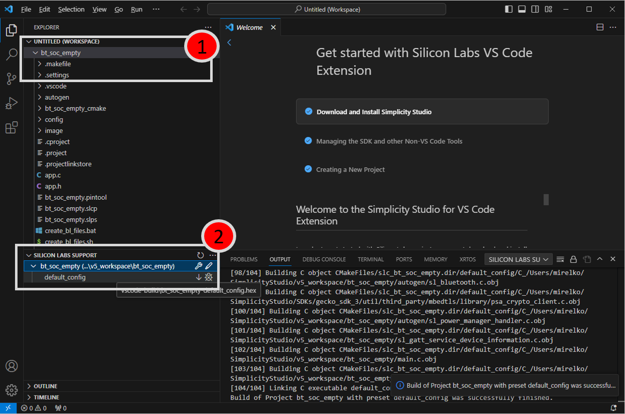 VS代码两个项目